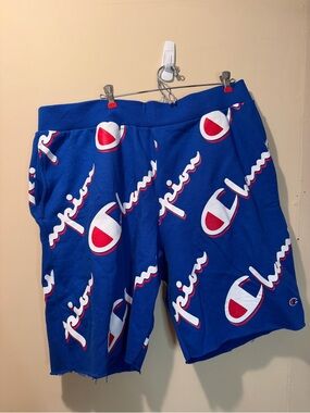 Champion Reverse Weave  Allover Logo  Shorts Men’s 2XL